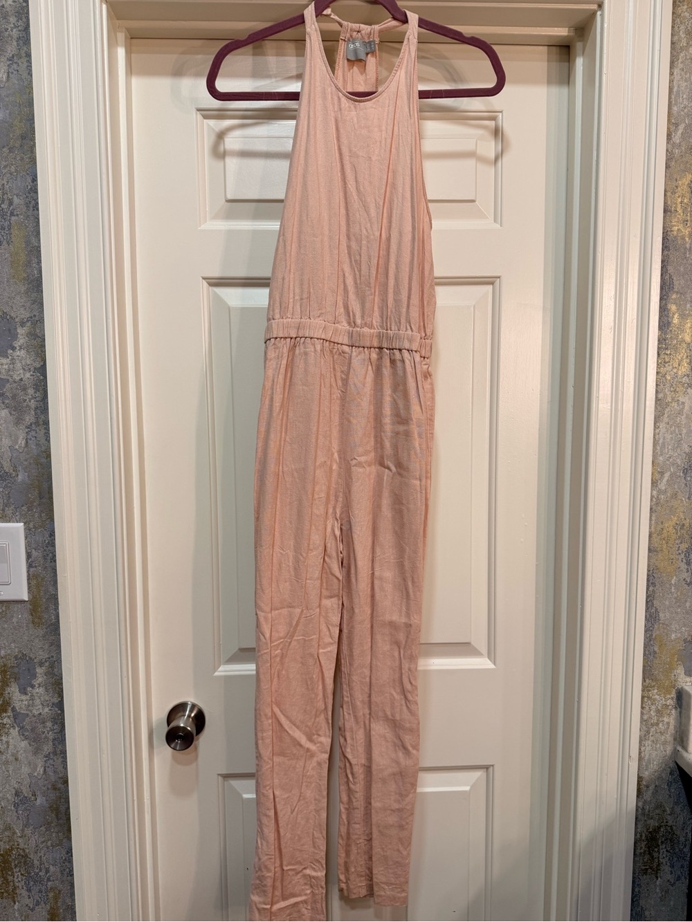 ASOS Blush Pink Sleeveless Jumpsuit